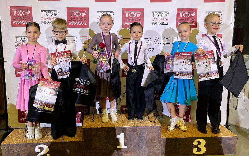 Jarní cena Top Dance Prague - výsledky ze soutěže